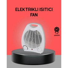Teknodayım Mini Elektrikli Isıtıcı 2000W – Termostatlı Fanlı Isıtma, Taşınabilir Tasarım
