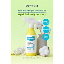 Kötü Koku Karşıtı, Nemlendirici ve Serinletici Ayak Şampuanı Derma:b Deofresh Foot Shampoo (Cotton)