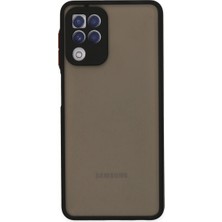 Uravas Store Samsung Galaxy A22 Kılıf Montreal Silikon Kapak - Siyah