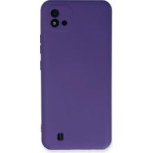 Uravas Store Realme C11 2021 Kılıf Nano Içi Kadife Silikon - Mor