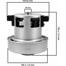 Litobel Philips Fc 9330/ 07 Power Cyclone Model ile Uyumlu Elektrikli Süpürge Motoru