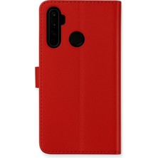 Ankaverse®  Realme 6i Kılıf Trend S Plus Kapaklı Kılıf - Kırmızı