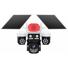 Joysee Sw3 3 Lensli 3 Görüş Açılı 9 Mp Wı-Fı + Solar Panelli Kamera