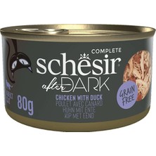 Schesir After Dark Tavuklu ve Ördekli 80 gr Yetişkin Konserve Kedi Maması