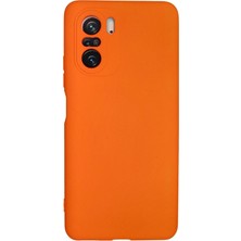 Ankaverse®   Poco F3 Kılıf Nano Içi Kadife Silikon - Turuncu