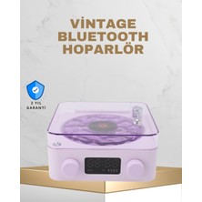 Azrlya Retro Pikap Tasarımlı Bluetooth Hoparlör – Projektörlü Şarjlı Lamba - Lisinya