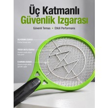 Hsc Bilişim Böcek Önleyici Elektronik Sinek Öldürücü | Üç Katmanlı Güvenlik Izgarası Yeni Nesil