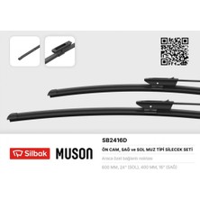 Silbak Ece-Umay Silecek Süpürgesi Muz Tipi Citroen Ds3 04/10-Citroen C-Elysee 09/12-Peugeot 301 09/12-Renault Clio 3, Grandtour (02/08-) 09/05-Renault Fluence 10/09-Renault Megane 3, Coupe 11/08