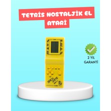 Azrlya Taşınabilir El Aterisi Gameboy – Klasik Tetris Oyunu, Pil ile Çalışan Mini El Konsolu - Lisinya