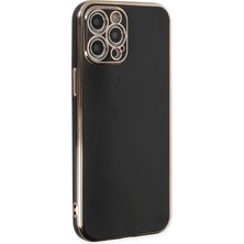 Ankaverse®  iPhone 12 Pro Kılıf Volet Silikon - Siyah