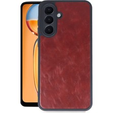 Ankaverse®  Samsung Galaxy A26 Kılıf Aras Deri Kapak - Bordo