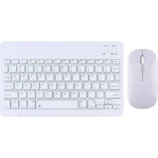 Uray Store KYB71 Kablosuz Klavye Mouse Set - Beyaz