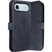Ankaverse®   iPhone 17 Air Trend S Plus Kapaklı Kılıf - Lacivert