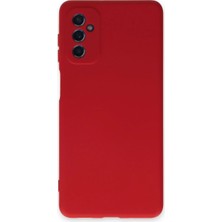 Uravas Store Samsung Galaxy M52 5g Kılıf Nano Içi Kadife Silikon - Kırmızı