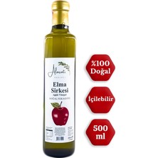 Içilebilir Elma Sirkesi Doğal Fermantasyon - Apple Vinegar (500 Ml, Elma)