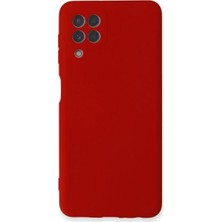 Uravas Store Samsung Galaxy A22 Kılıf Nano Içi Kadife Silikon - Kırmızı