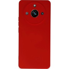 Uravas Store Realme 11 Pro Kılıf Nano Içi Kadife Silikon - Kırmızı