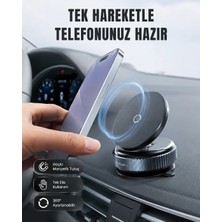 Hsc Bilişim 16 Mıknatıslı Araç Telefon Tutucu Kaymaz ve Güvenli