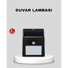 Uslucan Alışveriş Güneş Enerjili 20 LED Hareket Sensörlü Lamba – IP65 Su Geçirmez Dış Mekan Aydınlatma