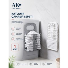 Ak Avm Çok Amaçlı Plastik Katlanır Düzenleyici Sepet, Çocuk Odası Banyo Mutfak Için Uygun Pratik Depolama
