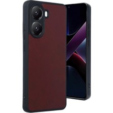 Ankaverse®   Poco X7 Pro Kılıf Aras Deri Kapak - Bordo