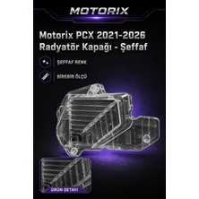 Pcx 2021-2026 Radyatör Kapağı - Şeffaf