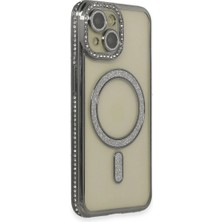 Uravas Store Iphone 13 Kılıf Joke Simli Magneticsafe Kılıf - Gri