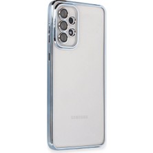 Uravas Store Samsung Galaxy A53 5g Kılıf Razer Lensli Silikon - Açık Mavi