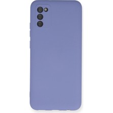 Uravas Store Samsung Galaxy A03S Kılıf Nano Içi Kadife Silikon - Lila