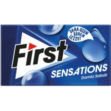 First Sensations Damla Sakızı Aromalı Şekersiz Sakız 27 gr 12 Adet Paket