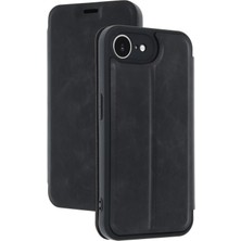 Ankaverse®  iPhone 16E Kılıf Flip Cover - Siyah