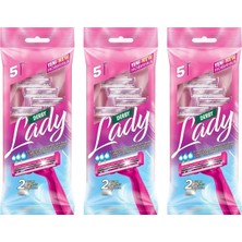 Derby Lady 2'li Tıraş Bıçağı, 5'li Paket, 3 Adet