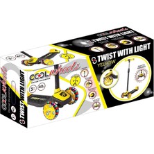 Twist Işıklı 3 Tekerlekli Scooter Sarı (Sarı)