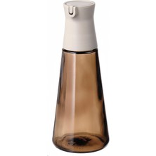 Yağdanlık Cam 19 cm Kahverengi-Amber Renk 19 Cm, 1 Parça