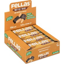 Fellas Meyve Bar, Yer Fıstığı ve Kakaolu, 35GR x 12 Adet