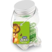 Mas Zoo - Cam Kavanozda Plastik Kapli Atas - No:2 - Yeşil