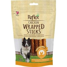 Reflex Kurutulmuş Chicken Wrapped Sticks Tavuk Parçalı Çubuk Köpek Ödülü 80 gr