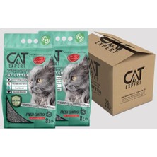 Fresh Control With Activated Carbon Topaklanan Koku Hapseden Tozsuz 2x8 = 16 Lt Kedi Kumu