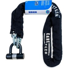 CT-751 Zincir Kilidi Motosiklet/bisiklet 18MM Çelik, Su Geçirmez 4 Anahtar U Bar Kilit 1.8m