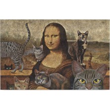 Kedi Köpek Komik Tasarımlı Dekoratif Kapı Önü Paspas, Dış Mekan/ev Içi/banyo/mutfak/yatak