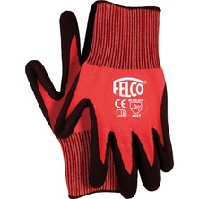 Felco Üniseks 701 Bahçe Eldiveni, Siyah/kırmızı, Xl Paket 1 Uk
