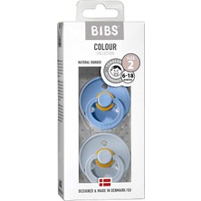 Colour Ikili Kauçuk Emzik- Sky Blue / Baby Blue 6+ Ay