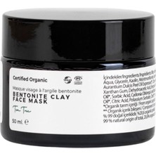 Organik Bentonite Cilt Tonu Eşitleyici Kil Maskesi 50 ml