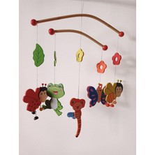 Piramigo Ahşap Dönence Beşik Bebek Odası Süsü