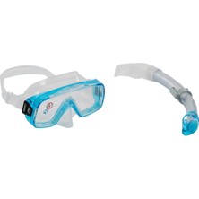 Sirena Maske ve Mexico Şnorkel Set Blue-Clear