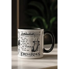 Hamiki Yüzüklerin Efendisi, Lord Of The Rings Temalı Özel Tasarım Kupa