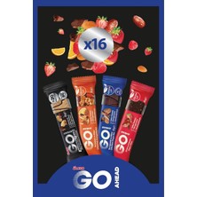 Ülker Go Ahead Karma Paket Protein & Meyve Bar, 16 Adet
