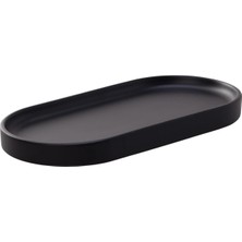 Dekoratif Oval Tepsi 29X15 cm – Banyo Tezgah Organizer, Sabunluk ve Kozmetik Düzenleyici, Modern