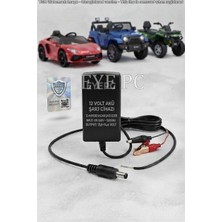 Eyepc Akülü Atv Araba Jeep 12 Volt Akü Şarj Cihazı Şarz Aleti Adaptör Eyeşrj4