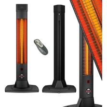 Solaris 2200 W Elektrikli Isıtıcı - Elektrikli Soba - Karbon Isıtıcı – LED Gösterge - Uzakt